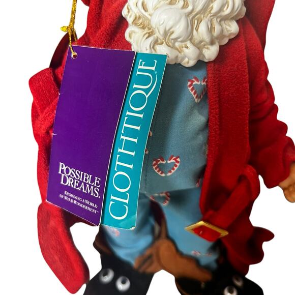 Vintage 2002 " Nighty Night Nick" Clothtique  by Possible Dreams christmas santa - Picture 7 of 7